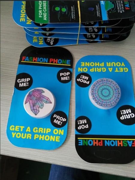 

Universal Cell Phone Holder with blue Package Real 3M glue Holder Flexible For iPhone Samsung Huawei HTC..