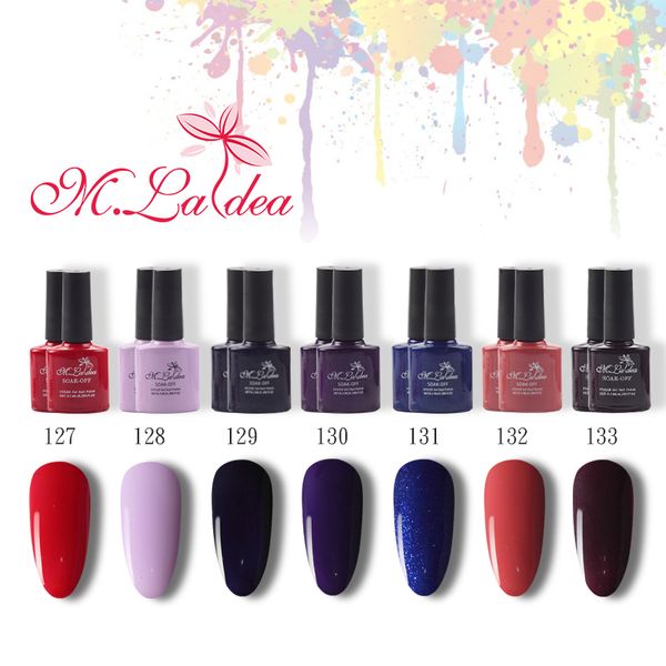 

#m113140 m.ladea 8.3ml 140 colors nail gel polish uv led long lasting nail gel polish diy art color bottles, Red;pink