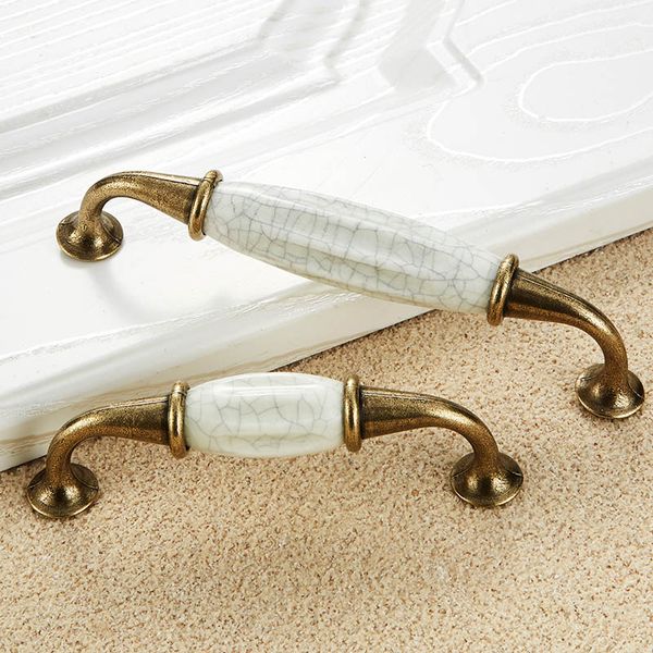 2019 Hot Sale Vintage Ceramic Drawer Pull Furniture Funky Cabinet