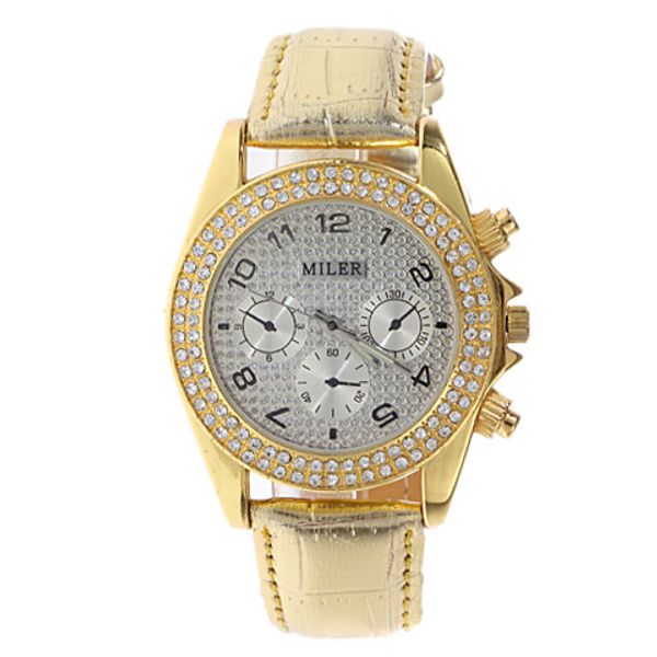 

ladies water diamond british watch girl electronic watch ladies belt, Slivery;brown