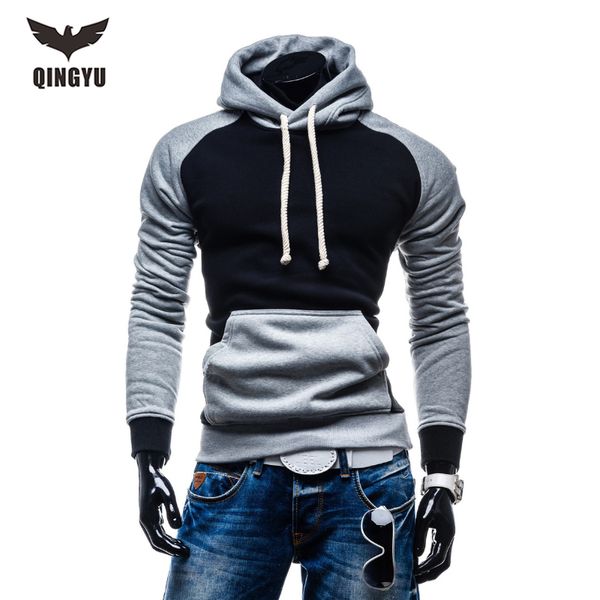 

2018 new brand men hoody sweatshirts hip hop fashion slim hoodies men hooded cloak sudaderas hombre casual hoodie sweatshirts, Black