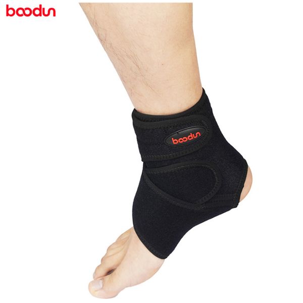 

boodun outdoor sport ankle support adjustable ankle breathable elastic brace guard football basketball equipment workout supplie, Blue;black