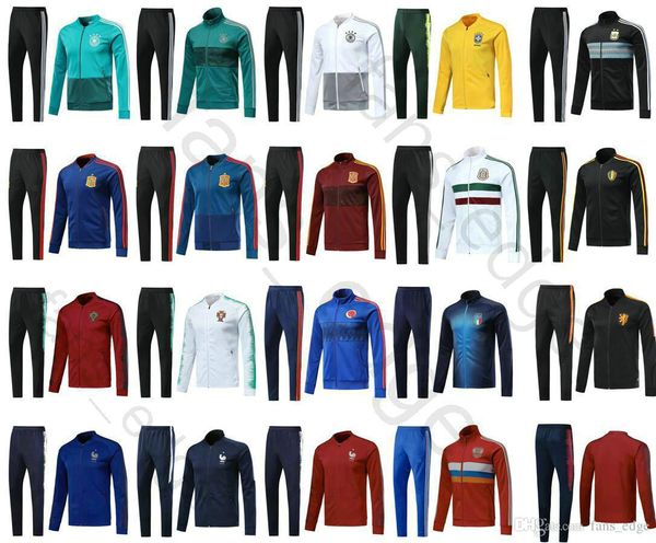 

2018 argentina belgium ru ia mexico french germany pain portugale italy holland occer track uit football jacket training uit