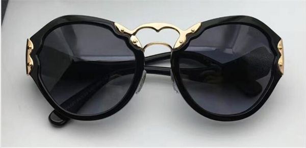 

the latest fashion women sunglasses retro round frame special design style uv400 protection eyewear with original box 09t, White;black