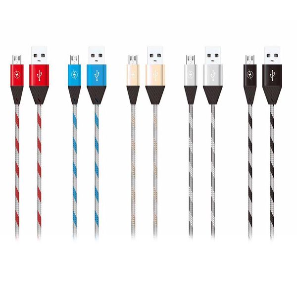 

Quick charging me h net tainle teel 3ft micro u b cable wire for am ung android phone 6 7 8