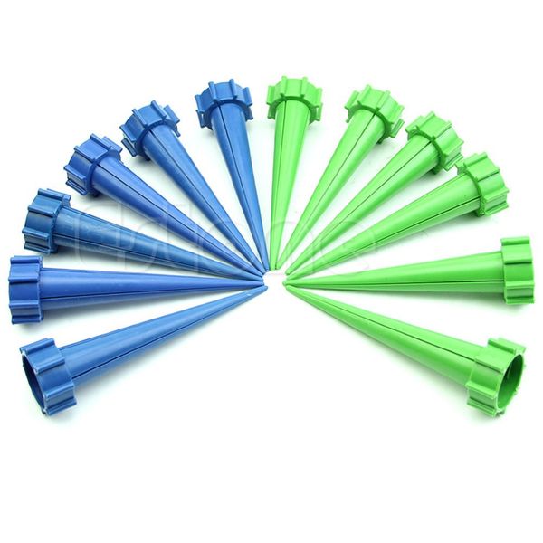 

12 plant flower water control drip cone spike waterer bottle irrigation system