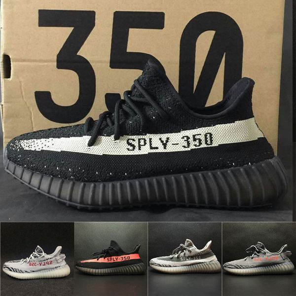 

SPLY 350 V2 Child Kids Shoes Yellow Beluga 2.0 Blue Tint Zebra Cream White V2 350 Running Shoes Mens Womens Sneakers