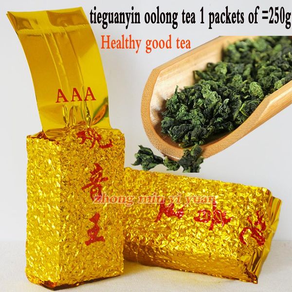 

высший сорт 250 г китайский чай anxi tieguanyin, улун, чай tie guan yin, чай для здоровья, вакуумная упаковка, бесплатная доставка