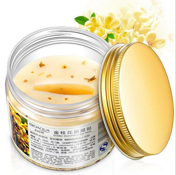 BIOAQUA Gold Osmanthus Eye Mask 80 pçs/frasco Eye care Collagen gel Sleep Patche Remover Dark Circles