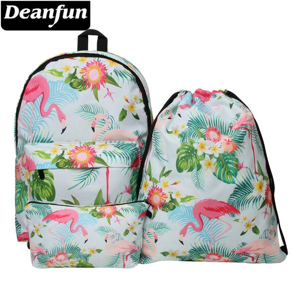 

deanfun waterproof school backpacks women flamingo school backpack cute bag for teenage girls kawaii knapsack