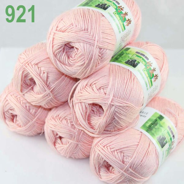 

sale 6 balls x 50gr soft baby natural smooth bamboo cotton yarn hand crochet scarves wrap shawl hobbies knitting baby pink 322-921-6, Black;white