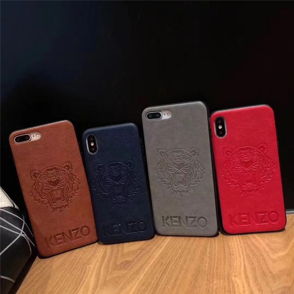 

Luxury Phone Tiger Case For Iphone XS MAX Phone Case Brand Designer Phone Cases for iPhone X 678 Plus