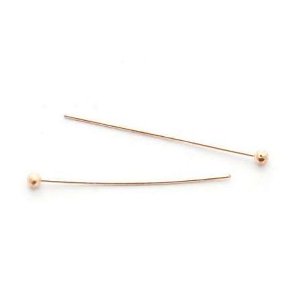 

500pcs 0.5x25mm 4 different colors ball head pin copper gold jewelry beads findings jewelry accessories for jewelry diy, Blue;slivery