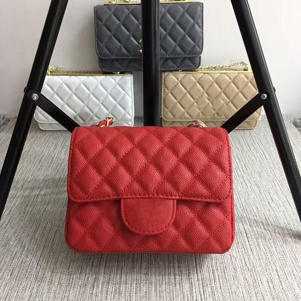 

2018 famous brand women genuine leather mini gold/silver chains bag shoulder bag xj#122 cross body have dust bag wallets 1115
