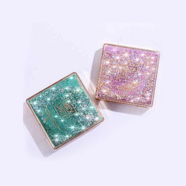 

bkld new fashion 12 color quicksand diamond sequins makeup flash eye shadow palette light matte shadow