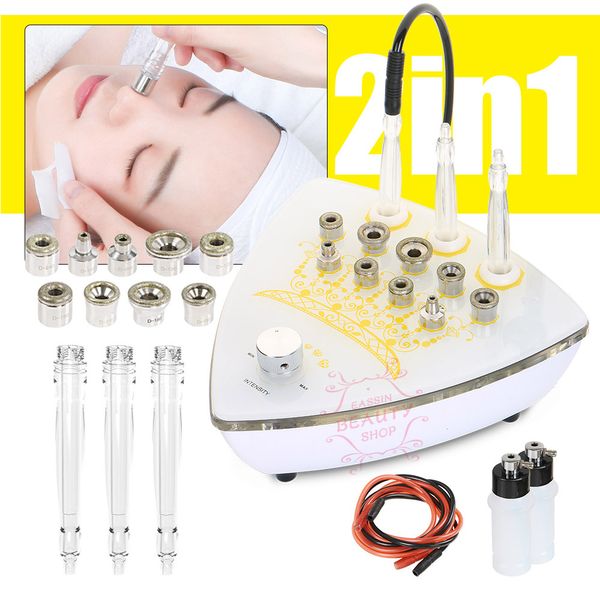 Многофункциональная машина Microdermabrasion 2In1 для сбывания с машиной Dermabrasion угорь стороны брызга удаления угорь вакуума глубокой очищая