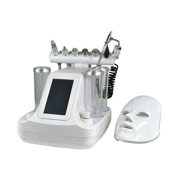 

Profe ional 7 in 1 hydradermabra ion ultra onic rf bio cold hammer oxygen pray led ma k face lifting kin tightening hydra facial machine