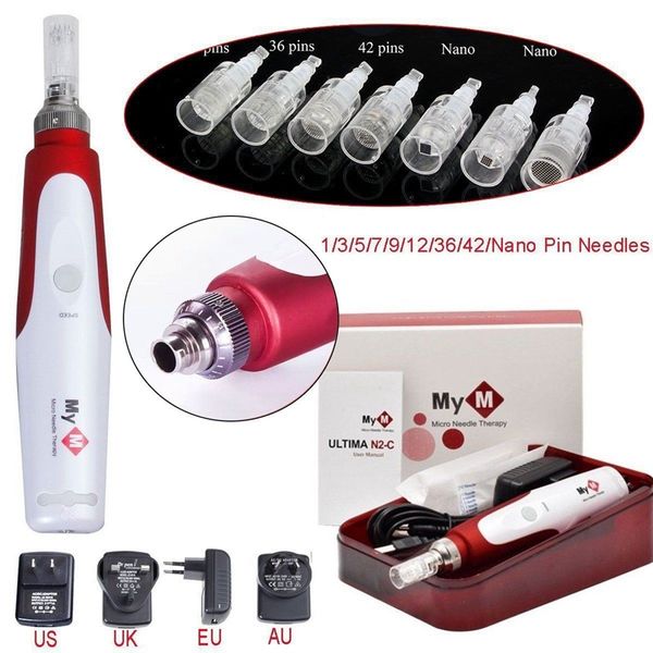 

mym derma pen ultima dr.pen n2-c derma stamp with 2pcs needle micro needle anti aging facial beauty equipment