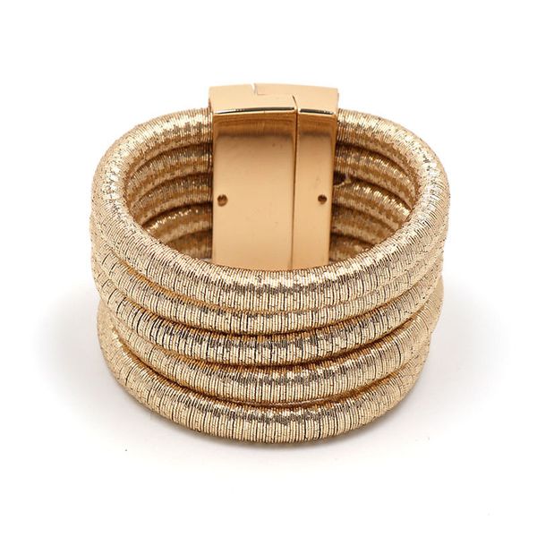 

fashionsnoops 5 colors new design magnet bracelet fashion trendy statement bracelet wholesale jewelry for women kim kardashian, Black