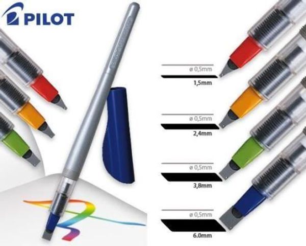 

pilot parallel calligraphy pen set of 4 (1.5, 2.4, 3.8, 6.0