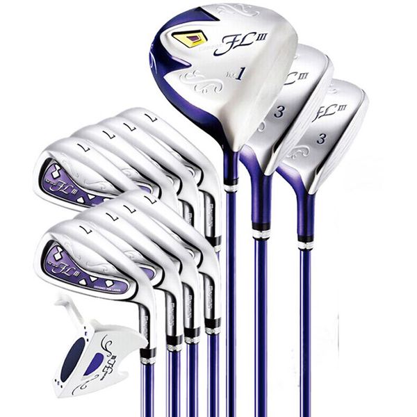 

New womens Golf clubs FL III driver+fairway wood+iron+putte Golf complete set of clubs Graphite shaft free shipping