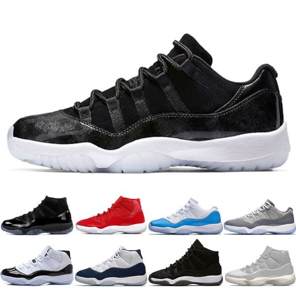 

11 11s cap and gown prom night men basketball shoes platinum tint gym red bred prm heiress barons concord 45 legeng blue mens sport sneakers, White;red