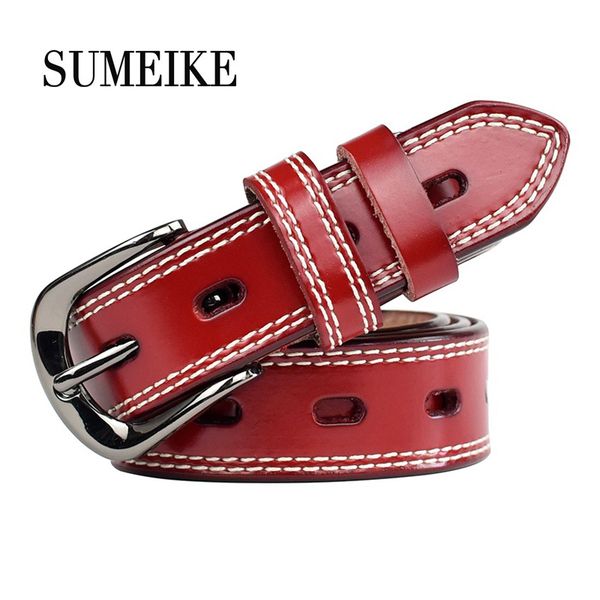

sumeike] 1.1 ширина / пряжка / / тонкий / натуральная кожа мода джинсы ремни для женщин ремень женские дамы cummerbunds s18101807, Black;brown