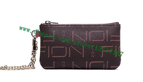 

Леди высшего качества из натуральной кожи с покрытием из плотной ткани KEY POUCH Белы