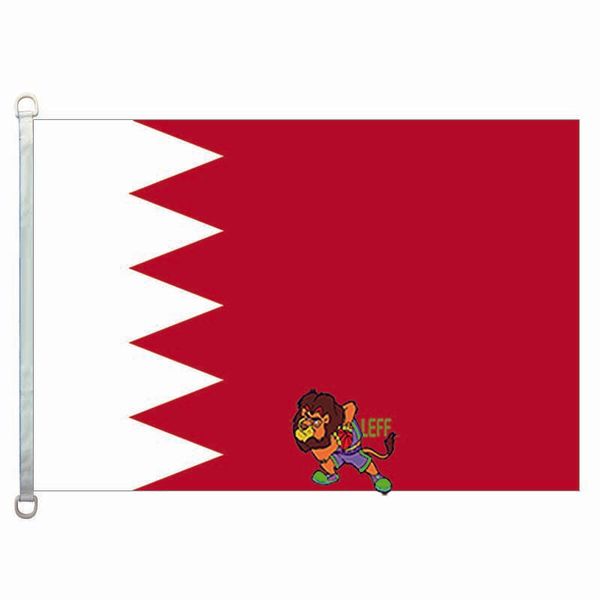 

bahrain flag,90*150cm ,100% polyester, banner,digital printing