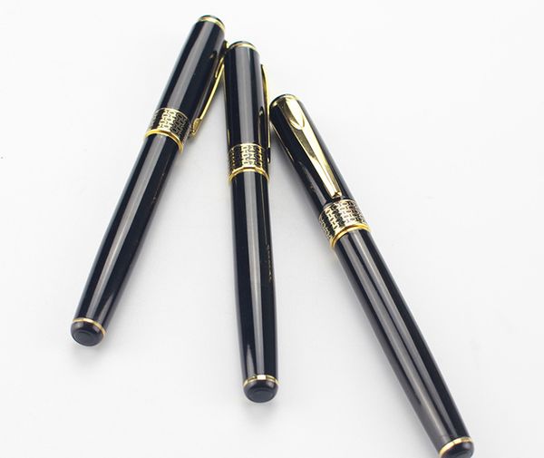 

2018 new special sale black color gel pens metal material roller pen school and business office supplies stationery