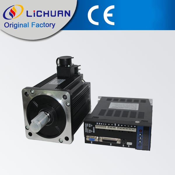 

lichuan cnc machine for 220v-240v 6n.m torque 3ph 1.5kw lcmt-15l02-130m06025+b2 driver ac servo motor drive kit