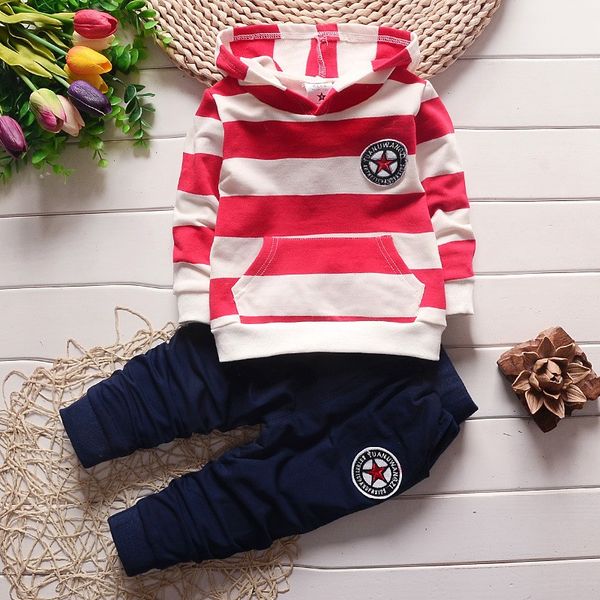 

children clothing set spring autumn fashion hoodies suits boys kids cotton casual clothing sets, White