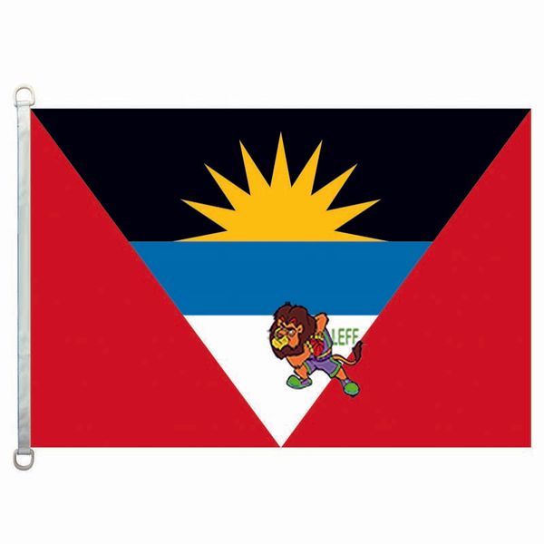 

autigua and barbuda flag,90*150cm ,100% polyester, banner,digital printing