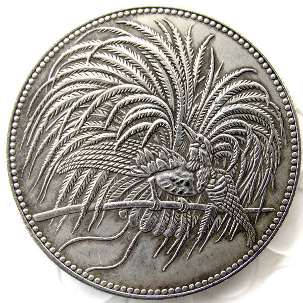 

Германия Новая Гвинея 5 марок 1894 Райская птица редкая копия монеты украшения дома