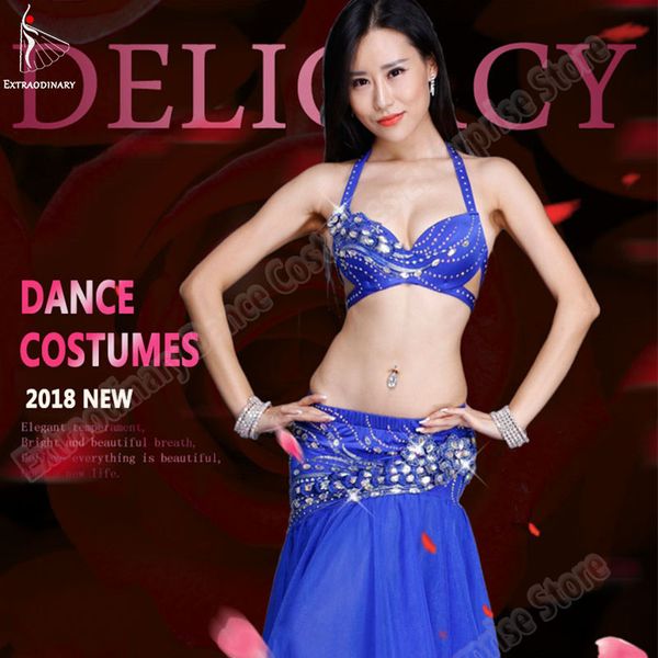 

belly dance bra and skirt costumes oriental dance suit women professional carnival rhinestone adjustable long skirt egyptian, Black;red