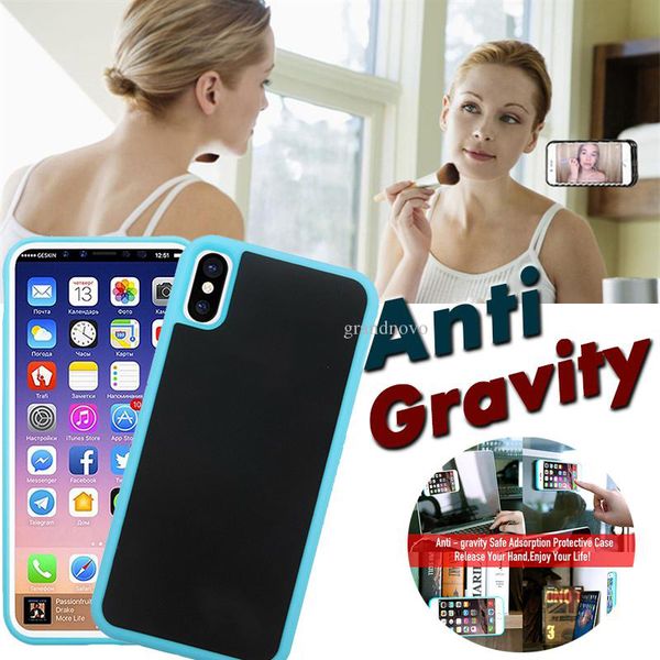 

Анти гравитации Magical Nano всасывания Магия Sticky селфи крышка чехол для iPhone 11 Pro Max XS XR X