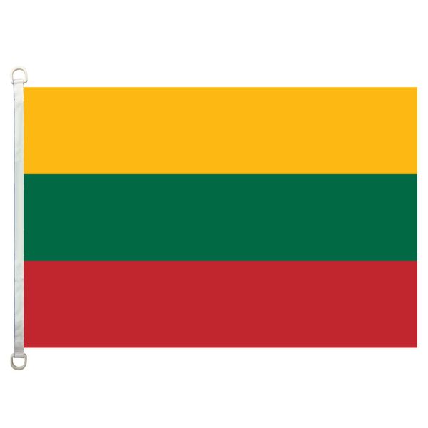

good flag]lithuania flags banner 3x5ft-90x150cm 100% polyester country flags, 110gsm warp knitted fabric outdoor flag