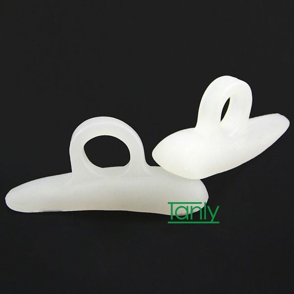 

60set/lot wholesale & retail medical silica gel toe pads(70x27mm