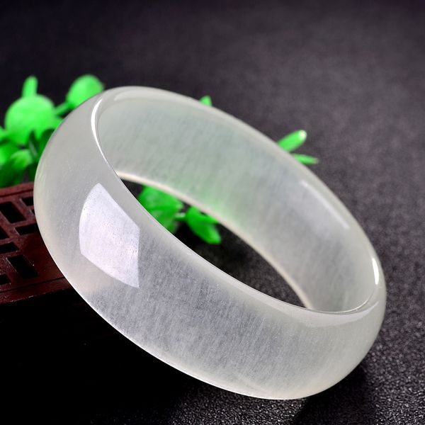 

pure natural white jade bracelet retro jewelry gems accessories gifts wholesale, Golden;silver