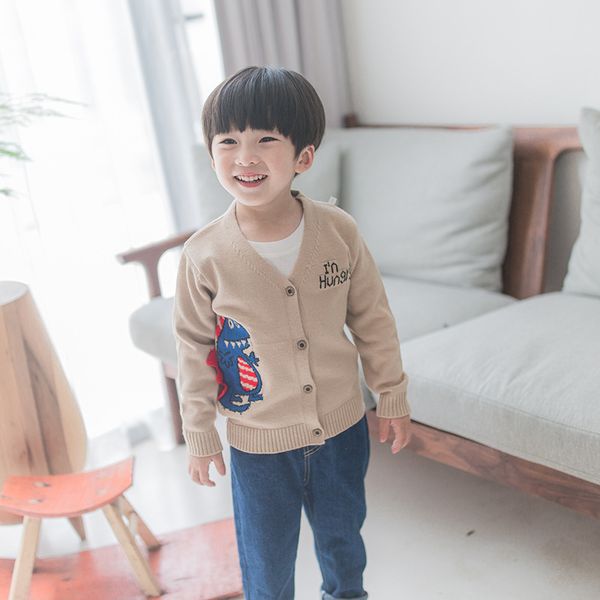 Baby Boys Sweater Cardigan 2018 New Spring Cotton Cartoon Clothing V Neck Knitted Jacket Autumn Sweater Coat Children Clothes Toddler Sweater Free Baby Boys Sweater Cardigan 2018 New Spring Cotton Cartoon Clothing V Neck Knitted Jacket Autumn Sweater Coat Children Clothes Toddler Sweater Free