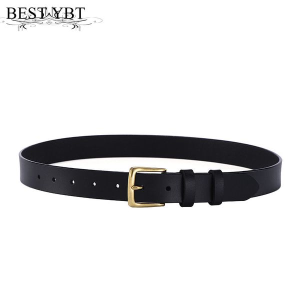 

ybt women belt retro fashion women alloy pin buckle belt fine dress casual decoration, Black;brown