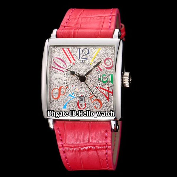 

мода 36 мм ladies'collection master square 6002 м qz diamond dial швейцарские кварцевые женские часы серебряный корпус кожаный ремешок женск, Slivery;brown