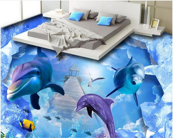 

напольные обои для гостиной icy ocean world bathroom hall 3d напольные обои для ванных комнат