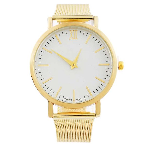 

mjartoria steel mesh minimalist watch big dial women ladies watches 2016 female gold bracelet watch simple wrist women, Slivery;brown