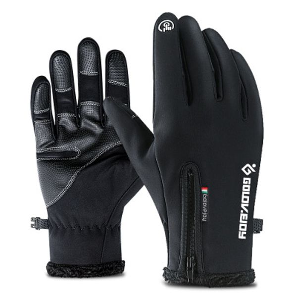

2018windsrs glove anti slip windproof thermal warm touchscreen glove breathable tactico winter men women black zipper gloves, Blue;gray