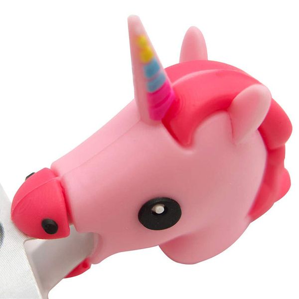 

retail unicorn bite cable protector for iphone 7 6 8 x usb data line protection doll animal bite accessory cable organizer