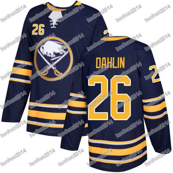 

26 Rasmus Dahlin Buffalo Sabres Jersey Jack Eichel Ryan O'Reilly Kyle Okposo Matt Moulson Evander Kane Reinhart Beaulieu Guhle Ulmark Jersey