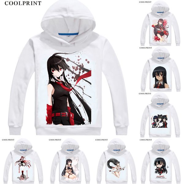 

akame ga kiru akame ga kill red eye killer hoodies hooded anime hoodie anime manga akame of the demon sword murasame cosplay sweatshirts, Black