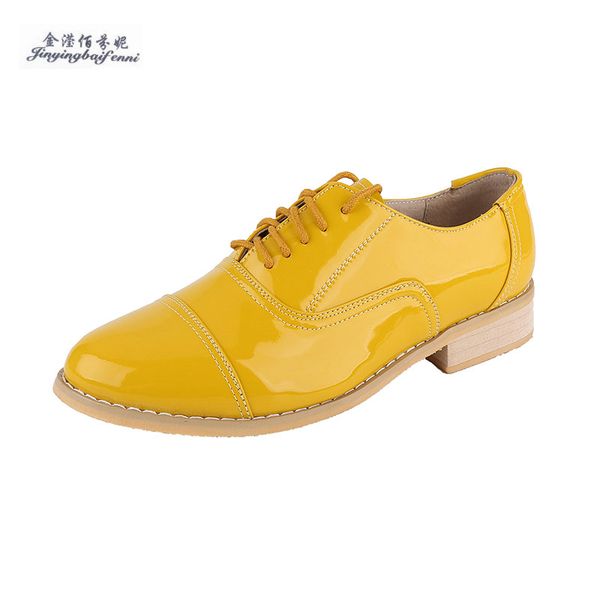 

2017 new women's flats casual shoes lace up women genuine leather shoes sapatos femininos sapatilha brogues oxfords women, Black