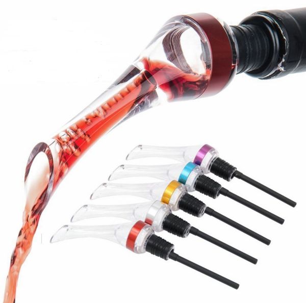 

аэратор для вина pourer - премиум аэратор для вина и декантер spout (черный